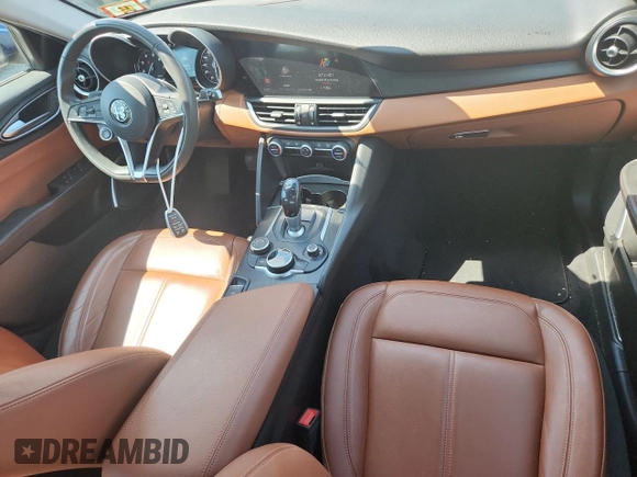 2018 Alfa Romeo Giulia with VIN ZARFAEDNXJ7564294, listed as a Copart auction lot 63896295 with 49,798 mi miles and Clean title. Bid and sale history available at DreamBid. Image 8.