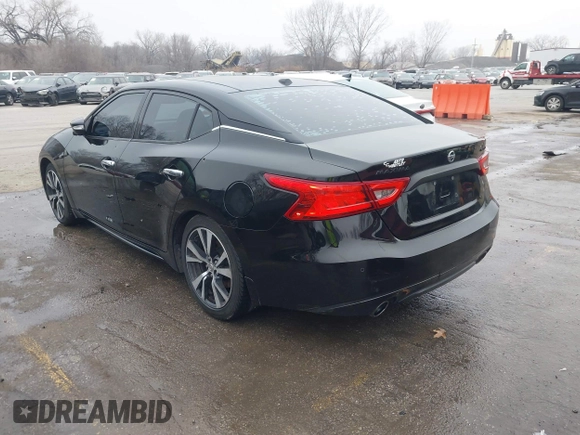 2017 Nissan Maxima SV with VIN 1N4AA6AP1HC429762, listed as a IAAI auction lot 41187139 with 170,437 mi miles and . Bid and sale history available at DreamBid. Image 3.