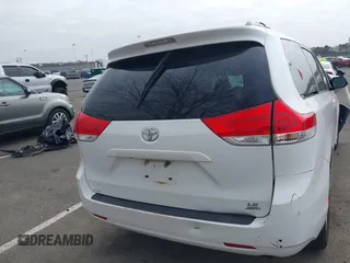 2011 Toyota Sienna LE with VIN 5TDJK3DC7BS029435, listed as a IAAI auction lot 41801955 with 1 mi miles. Bid and sale history available at carsss.com. Image 16.