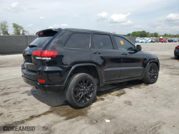 2021 Jeep Grand Cherokee Laredo X with VIN 1C4RJEAG0MC624110, listed as a Copart auction lot 50618395 with 72,622 mi miles and Non Repairable. Bid and sale history available at carsss.com. Image 3.