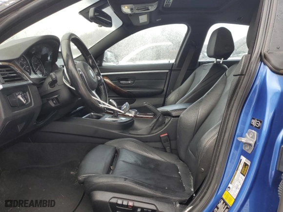 2015 BMW 4 Series 428i xDrive with VIN WBA4C9C50FD330529, listed as a Copart auction lot 87811935 with 111,899 mi miles and Salvage Title. Bid and sale history available at carsss.com. Image 7.