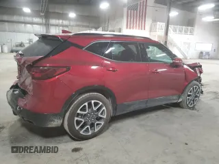 2024 Chevrolet Blazer RS with VIN 3GNKBKRS7RS149456, listed as a Copart auction lot 55678635 with 6,878 mi miles and Salvage title. Bid and sale history available at DreamBid. Image 3.