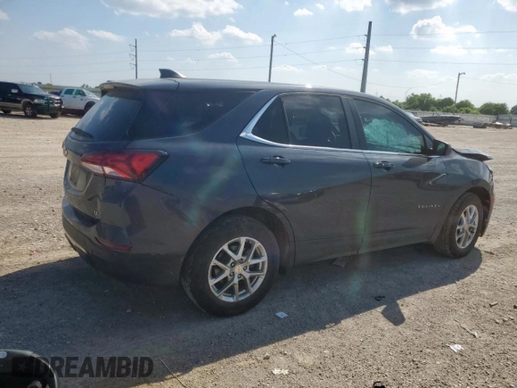 2023 Chevrolet Equinox LT with VIN 3GNAXKEG2PS175376, listed as a Copart auction lot 58244925 with 41,710 mi miles and Salvage title. Bid and sale history available at DreamBid. Image 3.