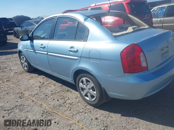 2008 Hyundai Accent GLS with VIN KMHCN46C38U237153, listed as a IAAI auction lot 41707654 with 95,003 mi miles. Bid and sale history available at carsss.com. Image 3.