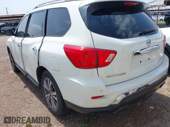 2019 Nissan Pathfinder SV with VIN 5N1DR2MN8KC601839, listed as a IAAI auction lot 41931909 with 79,276 mi miles and . Bid and sale history available at DreamBid. Image 3.