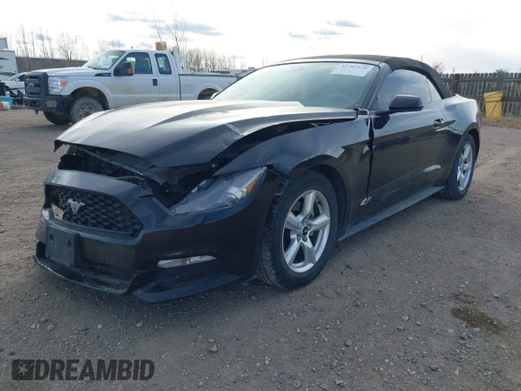 2015 Ford Mustang V6 with VIN 1FATP8EM8F5338590, listed as a IAAI auction lot 41707171 with 91,686 mi miles and . Bid and sale history available at DreamBid. Image 23.