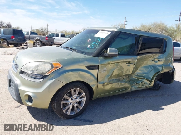 2012 Kia Soul + with VIN KNDJT2A64C7419796, listed as a IAAI auction lot 41883584 with 114,551 mi miles. Bid and sale history available at carsss.com. Image 6.