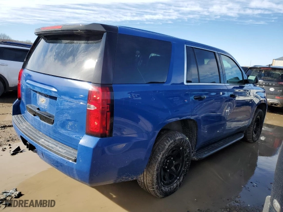 2018 Chevrolet Tahoe Commercial with VIN 1GNSKDEC9JR322847, listed as a Copart auction lot 47268995 with 96,496 mi miles and Clean Title. Bid and sale history available at carsss.com. Image 3.