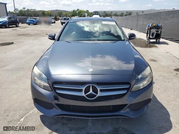 2015 Mercedes-Benz C-Class C 300 with VIN 55SWF4JBXFU066323, listed as a Copart auction lot 51364375 with 76,177 mi miles and Salvage Title. Bid and sale history available at carsss.com. Image 5.