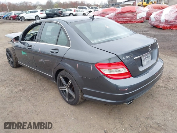 2011 Mercedes-Benz C 300 Sport with VIN WDDGF8BBXBR176410, listed as a IAAI auction lot 41999690 with 187,506 mi miles and . Bid and sale history available at carsss.com. Image 3.