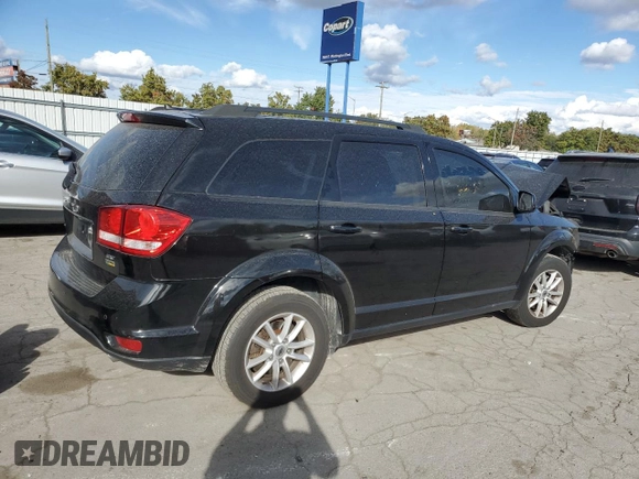 2018 Dodge Journey SXT with VIN 3C4PDCBG1JT252021, listed as a Copart auction lot 75823224 with 82,840 mi miles and Salvage title. Bid and sale history available at DreamBid. Image 3.