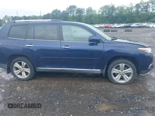 2012 Toyota Highlander Limited with VIN 5TDDK3EH9CS157524, listed as a IAAI auction lot 42340448 with Not provided miles and . Bid and sale history available at DreamBid. Image 12.