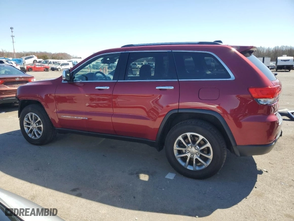 2015 Jeep Grand Cherokee Limited with VIN 1C4RJFBG2FC894480, listed as a Copart auction lot 49581645 with 160,381 mi miles and Salvage Title. Bid and sale history available at carsss.com. Image 2.
