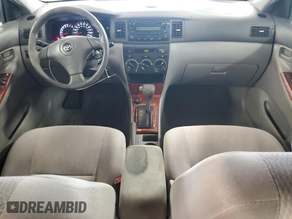 2006 Toyota Corolla CE with VIN 2T1BR32E76C646157, listed as a Copart auction lot 58590545 with 299,999 mi miles and Clean title. Bid and sale history available at DreamBid. Image 8.