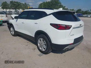 2022 Chevrolet Blazer LT z VIN 3GNKBCR47NS230698, wystawiony jako IAAI lot #42299456 z przebiegiem 23 695 mil mil oraz . Historia ofert i sprzedaży dostępna na DreamBid. Obrazek 3.
