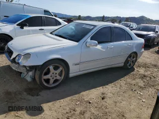 2006 Mercedes-Benz C 230 Sport with VIN WDBRF52H76F792822, listed as a Copart auction lot 50024555 with 191,651 mi miles and Salvage Title. Bid and sale history available at carsss.com. Image 1.