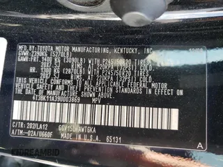 2009 Toyota Venza z VIN 4T3BK11A39U003869, wystawiony jako Copart lot #48979255 z przebiegiem 143 231 mil mil oraz Szkoda całkowita • Salvage title. Historia ofert i sprzedaży dostępna na DreamBid. Obrazek 10.