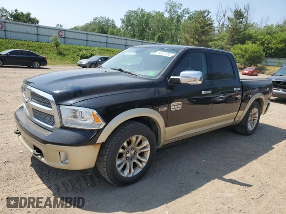 2013 Ram 1500 Laramie Longhorn with VIN 1C6RR7PT8DS522043, listed as a Copart auction lot 60427685 with 156,226 mi miles and Clean title. Bid and sale history available at DreamBid. Image 1.