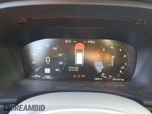 2017 Volvo V90 z VIN YV4A22NL1H1000167, wystawiony jako Copart lot #82362134 z przebiegiem 92 527 mil mil oraz Szkoda całkowita • Salvage title. Historia ofert i sprzedaży dostępna na DreamBid. Obrazek 9.