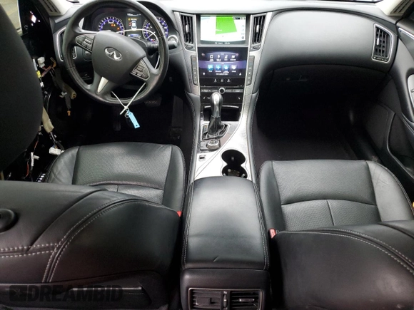 2014 Infiniti Q50 Premium with VIN JN1BV7AR1EM702315, listed as a Copart auction lot 51232075 with 141,429 mi miles and Salvage Title. Bid and sale history available at DreamBid. Image 8.