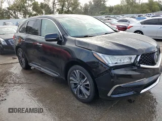 2020 Acura MDX w/Technology Pkg with VIN 5J8YD3H53LL004735, listed as a Copart auction lot 70218994 with 56,017 mi miles and Salvage Title. Bid and sale history available at carsss.com. Image 4.