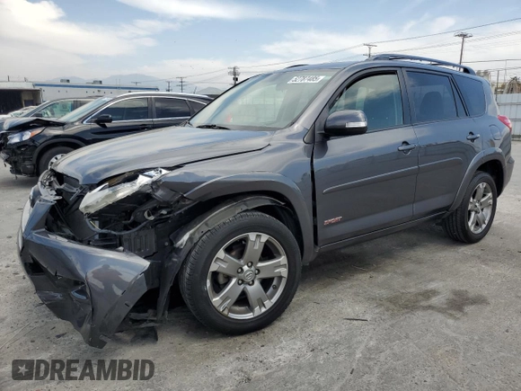 2012 Toyota RAV4 Sport with VIN JTMRF4DV0C5050570, listed as a Copart auction lot 52787485 with 82,553 mi miles and Salvage Title. Bid and sale history available at carsss.com. Image 1.