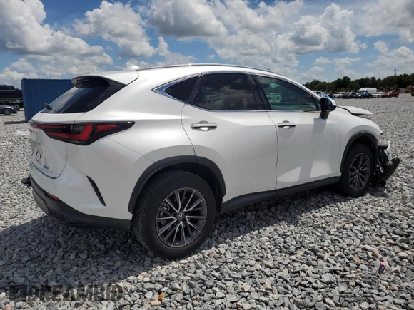 2022 Lexus NX 250 Premium with VIN 2T2GDCAZ7NC002290, listed as a Copart auction lot 61382485 with 20,457 mi miles and Salvage title. Bid and sale history available at DreamBid. Image 3.
