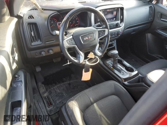2015 GMC Canyon 4WD SLE with VIN 1GTH6BE38F1183778, listed as a Copart auction lot 53371055 with 28,723 mi miles and Salvage Title. Bid and sale history available at carsss.com. Image 8.