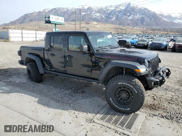 2021 Jeep Gladiator Rubicon с VIN 1C6JJTBM4ML500287, выставлен на аукционе Copart как лот 47615385 с пробегом 34 792 миль миль и Списание • Salvage title. История ставок и продаж доступна на DreamBid. Изображение 4.