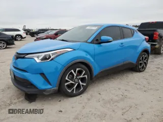 2019 Toyota C-HR XLE with VIN JTNKHMBX6K1054558, listed as a Copart auction lot 45666315 with 111,290 mi miles and Salvage Title. Bid and sale history available at DreamBid. Image 1.