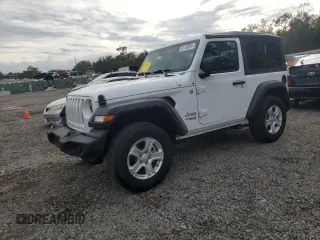2020 Jeep Wrangler Sport with VIN 1C4GJXAG4LW210506, listed as a Copart auction lot 81745024 with 28,863 mi miles and Salvage title. Bid and sale history available at DreamBid. Image 1.