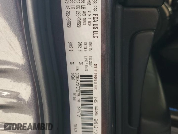 2015 Jeep Grand Cherokee Summit with VIN 1C4RJFJM9FC711776, listed as a Copart auction lot 84464454 with 94,637 mi miles and Salvage Title. Bid and sale history available at carsss.com. Image 14.