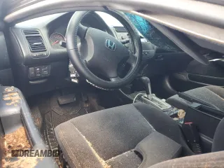 2005 Honda Civic Cpe EX with VIN 1HGEM22955L013500, listed as a Copart auction lot 73662134 with 214,157 mi miles and Salvage Title. Bid and sale history available at carsss.com. Image 8.