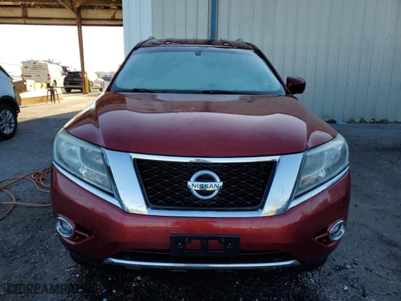 2014 Nissan Pathfinder Platinum with VIN 5N1AR2MM7EC635768, listed as a Copart auction lot 48727595 with 182,270 mi miles and Salvage Title. Bid and sale history available at carsss.com. Image 5.