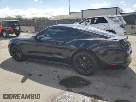 2017 Ford Mustang V6 with VIN 1FA6P8AMXH5270802, listed as a Copart auction lot 45638515 with 127,263 mi miles and Salvage title. Bid and sale history available at DreamBid. Image 2.