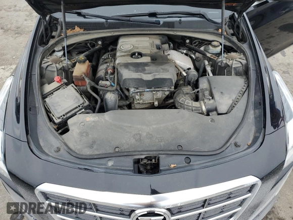 2014 Cadillac CTS AWD with VIN 1G6AW5SX6E0142793, listed as a Copart auction lot 43312545 with 101,124 mi miles and Salvage title. Bid and sale history available at DreamBid. Image 12.