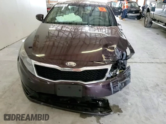2013 Kia Optima EX with VIN 5XXGN4A76DG223814, listed as a Copart auction lot 59561475 with Not provided miles and Salvage title. Bid and sale history available at DreamBid. Image 13.