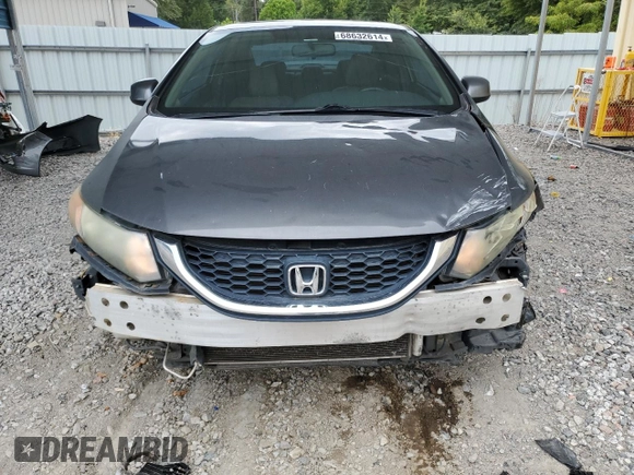 2012 Honda Civic Cpe EX-L with VIN 2HGFG3B12CH543493, listed as a Copart auction lot 68632614 with 191,948 mi miles and Salvage Title. Bid and sale history available at carsss.com. Image 5.