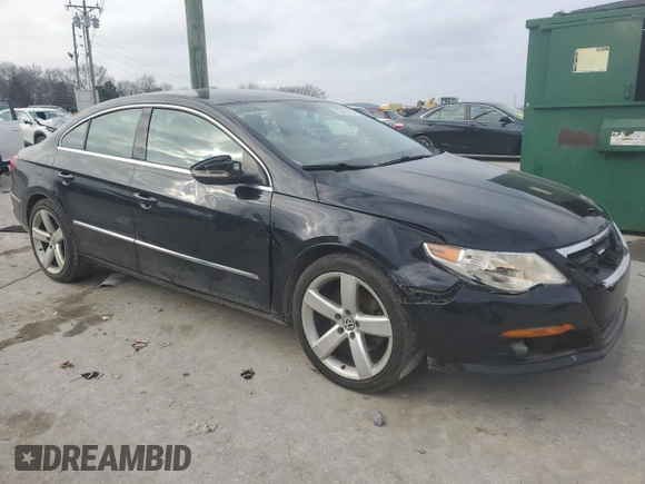 2011 Volkswagen CC Lux Plus with VIN WVWHN7AN9BE727280, listed as a Copart auction lot 85802354 with 128,245 mi miles and Clean Title. Bid and sale history available at carsss.com. Image 4.