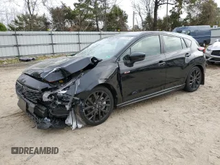 2024 Subaru Impreza RS with VIN JF1GUHJC2R8338983, listed as a Copart auction lot 51588585 with 7,483 mi miles and Salvage Title. Bid and sale history available at carsss.com. Image 1.