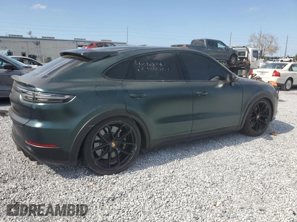 2022 Porsche Cayenne Turbo GT with VIN WP1BK2AY5NDA60549, listed as a Copart auction lot 74494584 with Not provided miles and Salvage title. Bid and sale history available at DreamBid. Image 3.