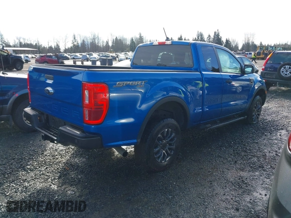2022 Ford Ranger XL with VIN 1FTER1FH8NLD26889, listed as a IAAI auction lot 41655902 with 23,185 mi miles and . Bid and sale history available at DreamBid. Image 4.