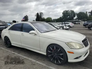 2008 Mercedes-Benz S 550 with VIN WDDNG71X18A165072, listed as a Copart auction lot 54679485 with 192,223 mi miles and Clean Title. Bid and sale history available at DreamBid. Image 4.