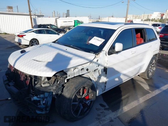2017 Jeep Grand Cherokee SRT with VIN 1C4RJFDJ7HC600227, listed as a IAAI auction lot 41390600 with 96,841 mi miles. Bid and sale history available at carsss.com. Image 19.