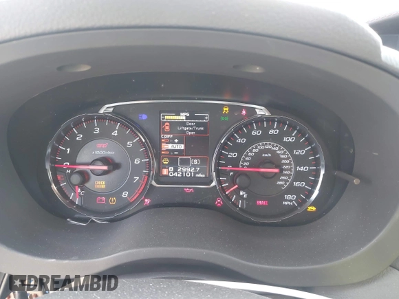 2019 Subaru WRX STI with VIN JF1VA2R60K9819293, listed as a IAAI auction lot 41758745 with 42,101 mi miles and . Bid and sale history available at DreamBid. Image 7.