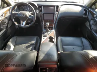 2018 Infiniti Q50 Sport with VIN JN1EV7AP4JM350319, listed as a Copart auction lot 43225935 with 97,332 mi miles and Salvage Title. Bid and sale history available at carsss.com. Image 8.