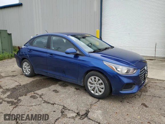 2021 Hyundai Accent SE with VIN 3KPC24A69ME129501, listed as a Copart auction lot 57525015 with 99,623 mi miles and Non repairable. Bid and sale history available at DreamBid. Image 4.