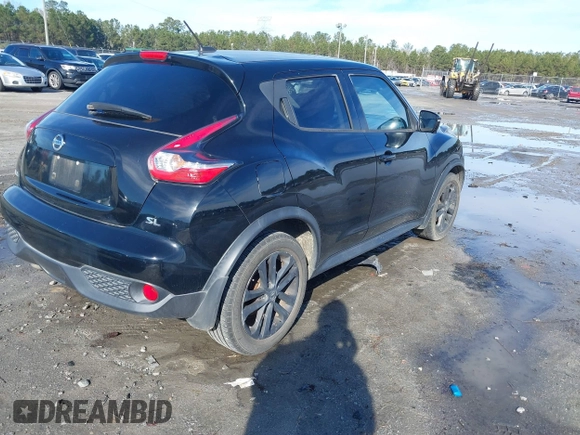 2015 Nissan Juke S with VIN JN8AF5MR6FT508686, listed as a IAAI auction lot 41214220 with 137,619 mi miles. Bid and sale history available at carsss.com. Image 4.