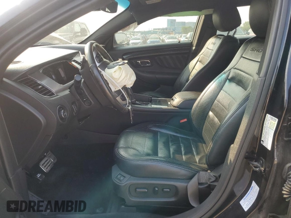 2016 Ford Taurus SHO with VIN 1FAHP2KT0GG146987, listed as a Copart auction lot 60123175 with 137,675 mi miles and Salvage title. Bid and sale history available at DreamBid. Image 7.