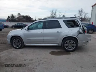 2011 GMC Acadia Denali with VIN 1GKKRTED3BJ408473, listed as a IAAI auction lot 41717368 with 204,518 mi miles and . Bid and sale history available at DreamBid. Image 13.